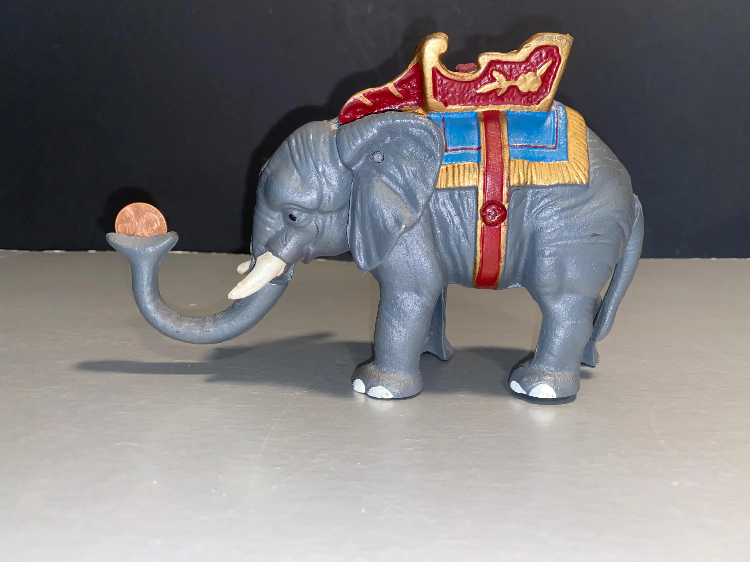 1960's Circus Elephant Mechanical Bank