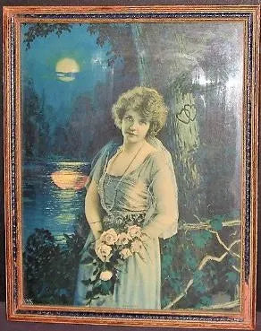 F R Harper print from the 30's titled: Memories