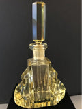 Prism-Cut Art Deco Perfume Bottle with Dauber