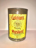 1950's 10 Lb Colman's Bull's Head Mustard Tin