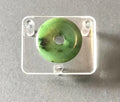 Natural Nephrite Jade Donut Pendant
