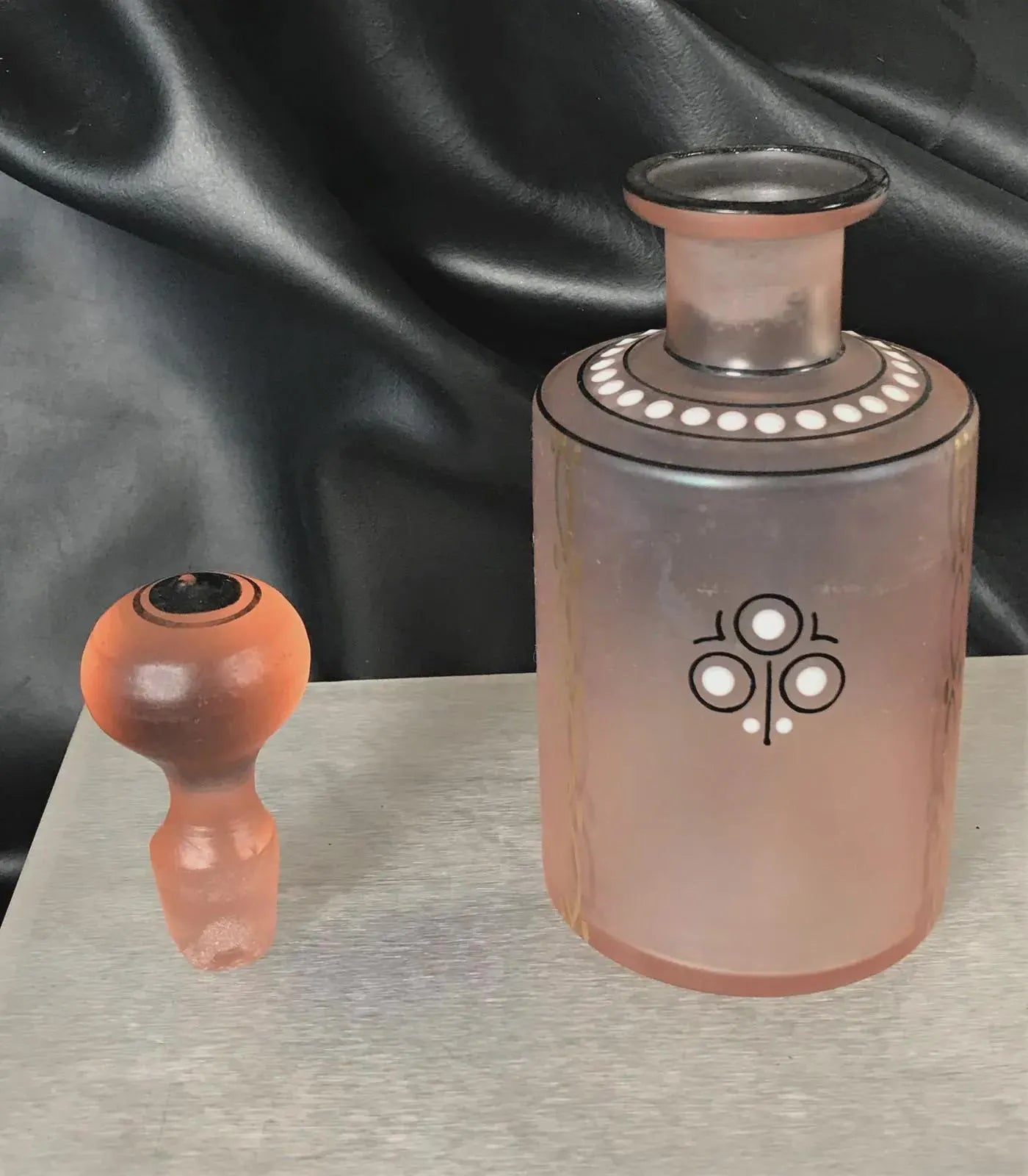Czech-Made Elegant Pink Vanity Bottle