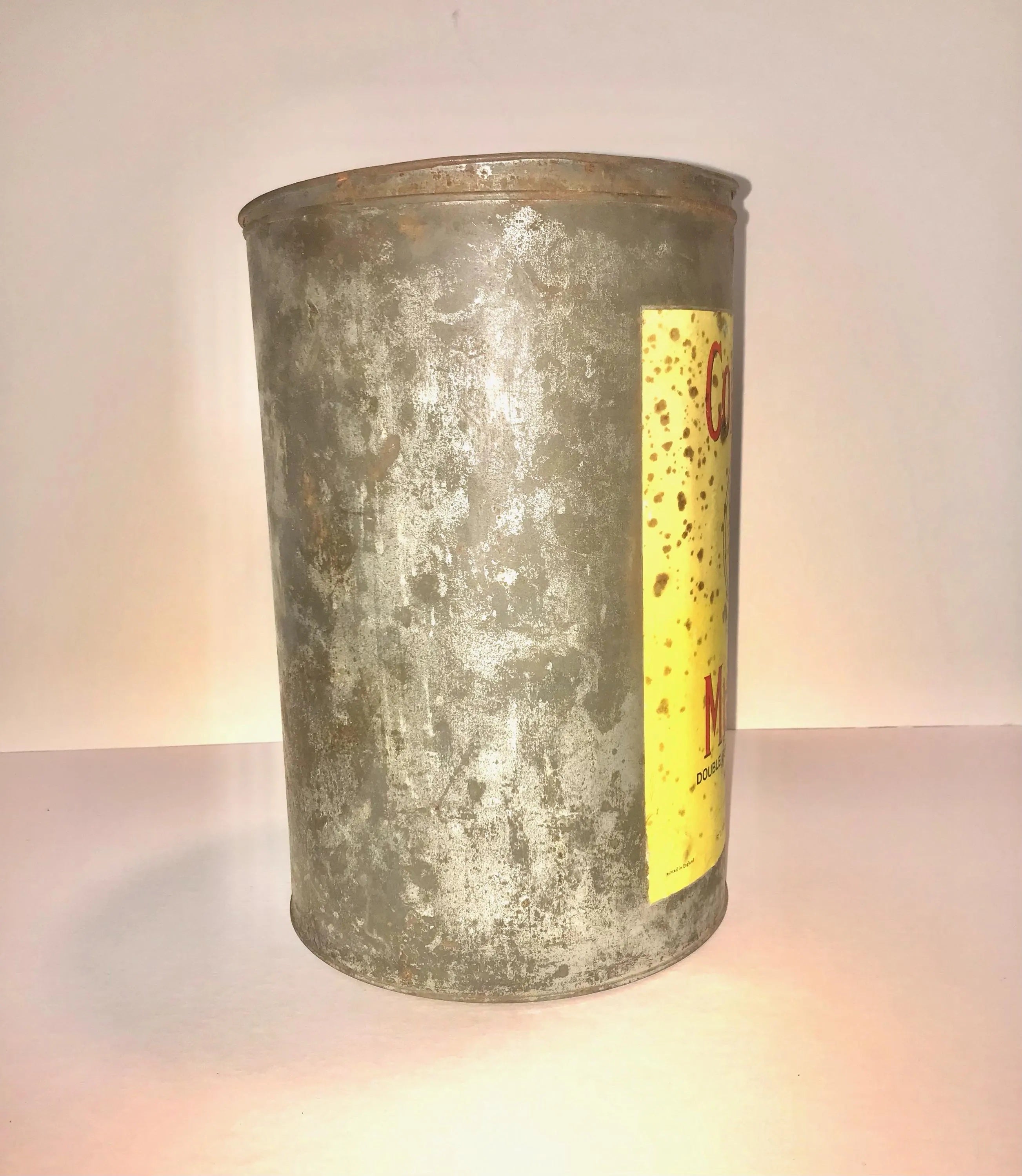 1950's 10 Lb Colman's Bull's Head Mustard Tin
