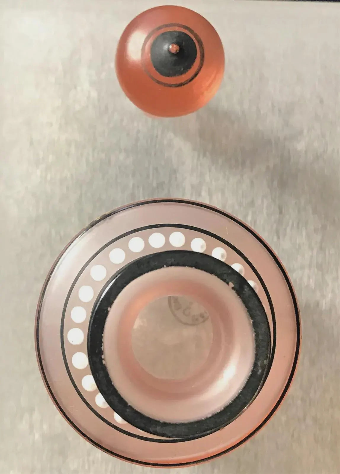 Czech-Made Elegant Pink Vanity Bottle