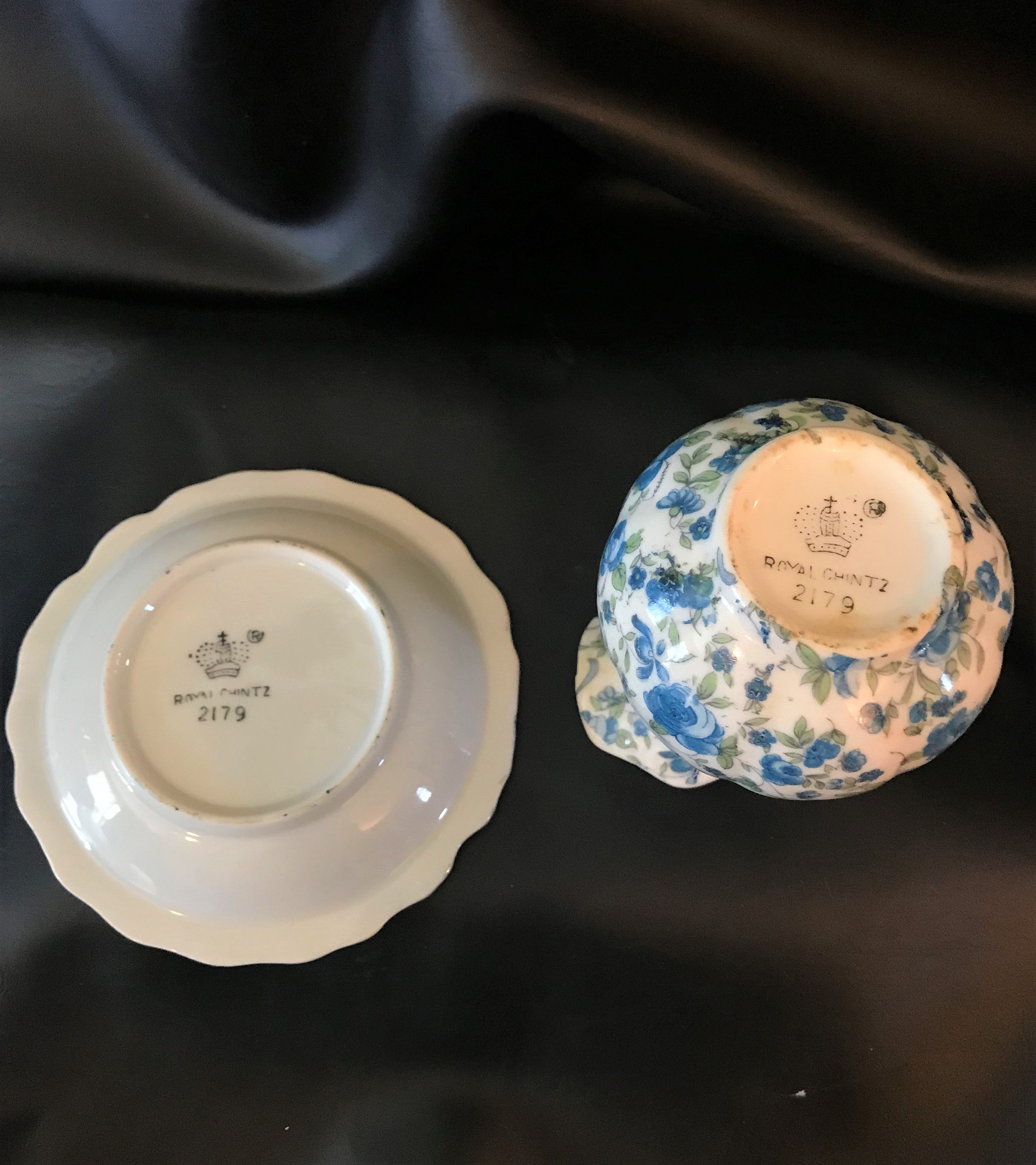 1950's Floral Ceramic dish with 'Royal Doulton' branding