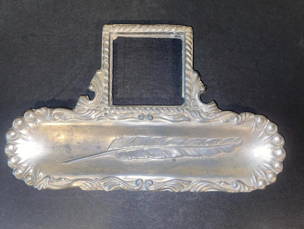 1880' Victorian Crystal (No Feather)  Inkwell