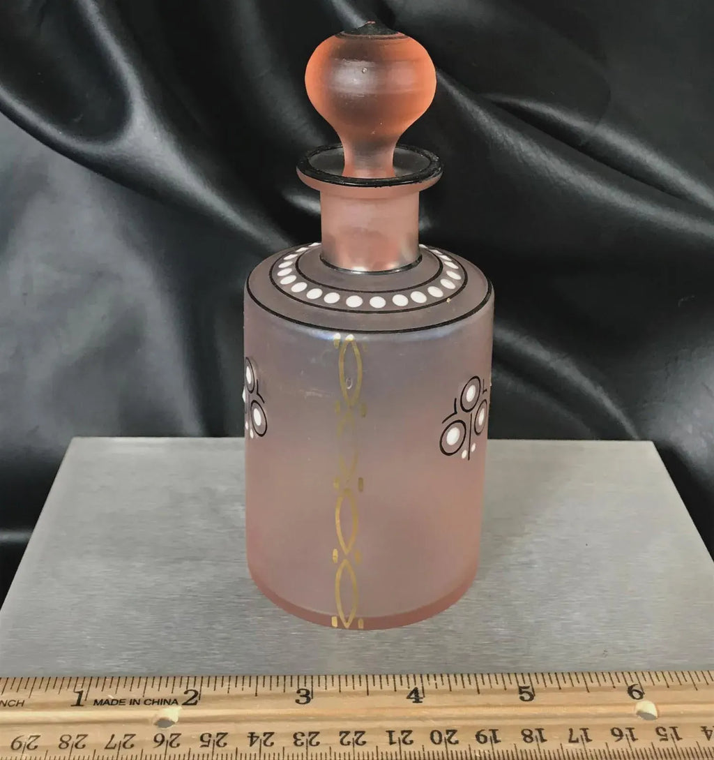 Czech-Made Elegant Pink Vanity Bottle