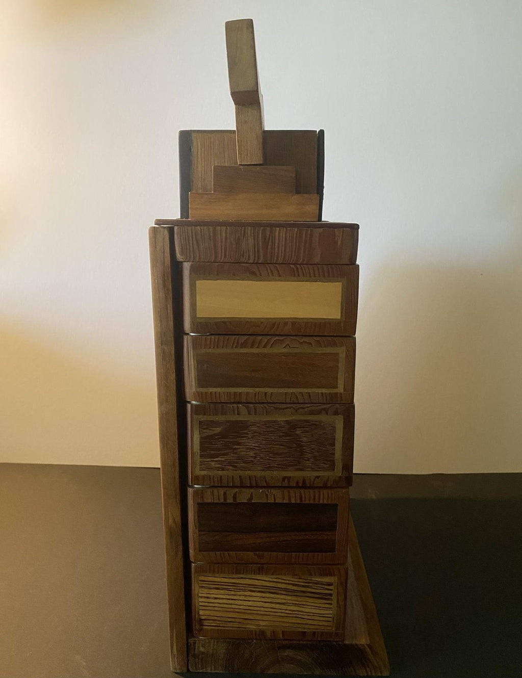 1950s Japanese Pagoda Jewelry & Trinket Tower