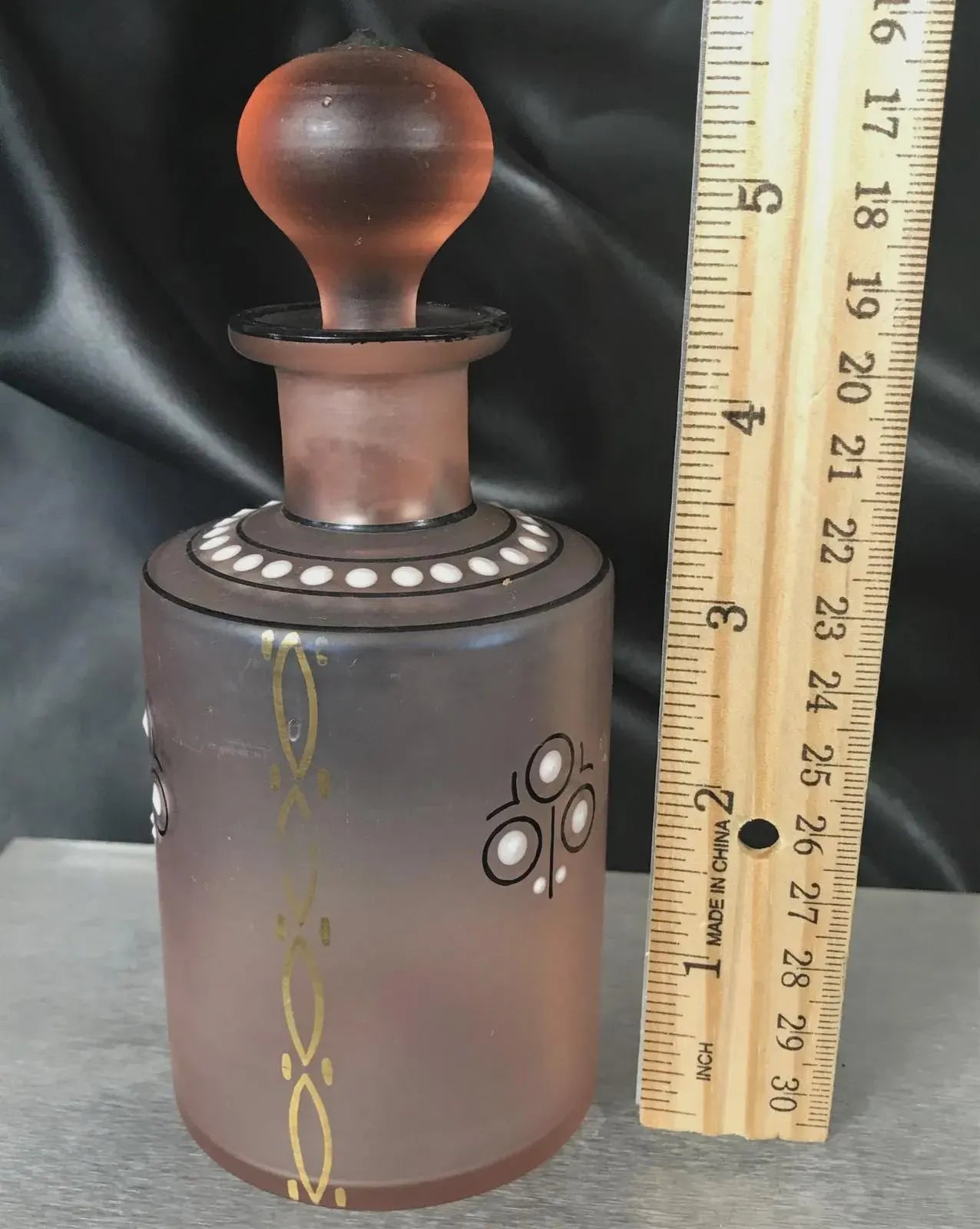 Czech-Made Elegant Pink Vanity Bottle