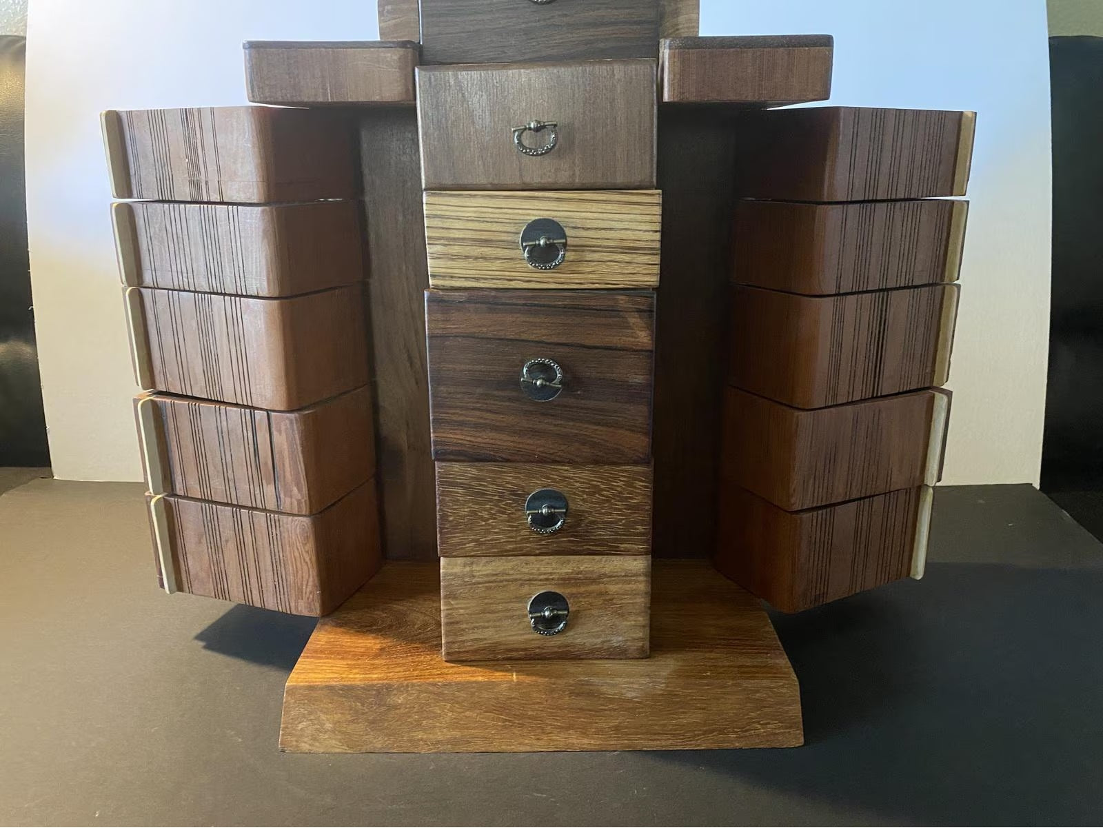 1950s Japanese Pagoda Jewelry & Trinket Tower