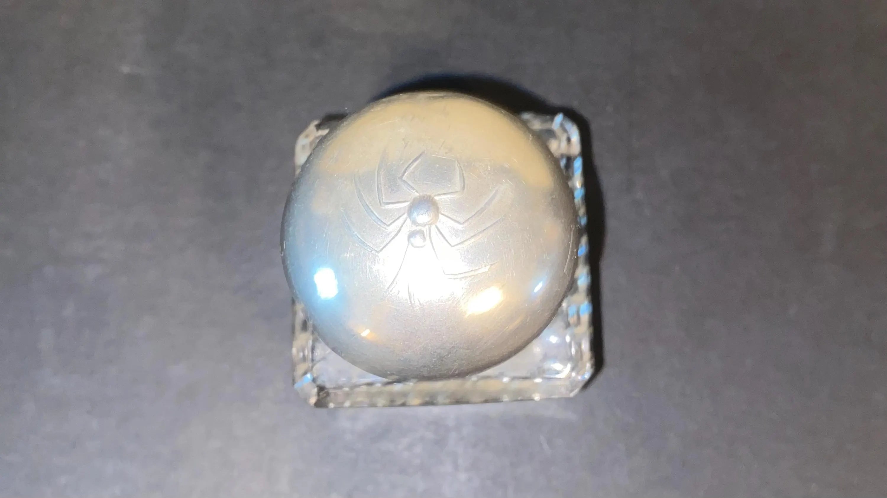 1880' Victorian Crystal (No Feather)  Inkwell