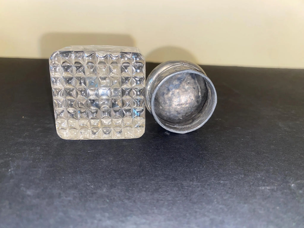 1880' Victorian Crystal (No Feather)  Inkwell