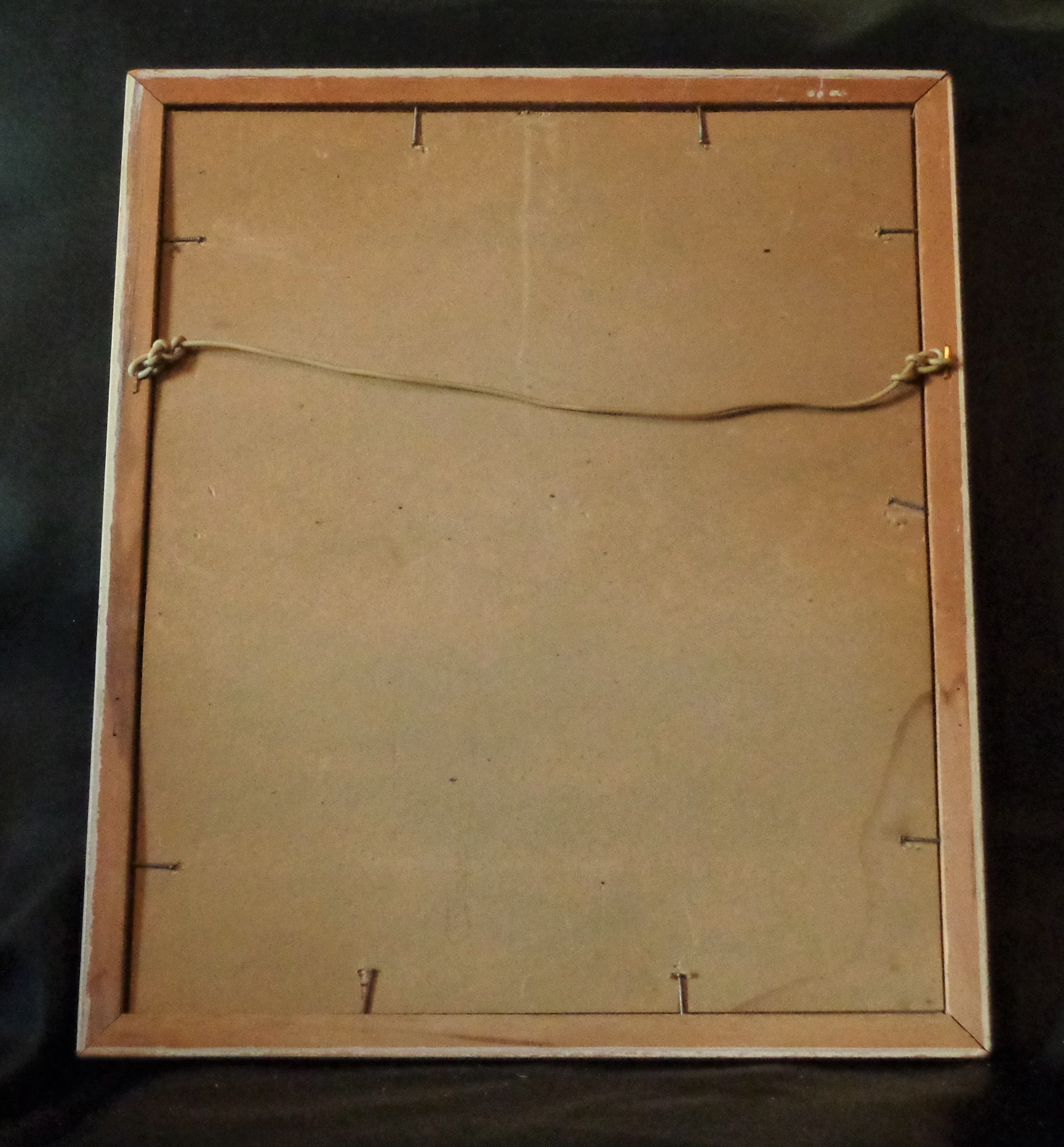 Antique 1900s "Little Girl With Salt Box" Framed Print | Victorian Child Illustration